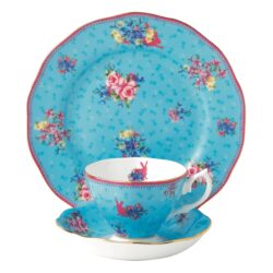 Candy Honey Bunny 3 Pce Set Teacup, Saucer & Plate 20cm