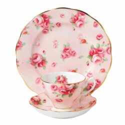 Rose Blush 1980 Teacup & Saucer, Plate 20cm