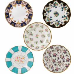 1900-1940 Plate 20cm Box Set of 5
