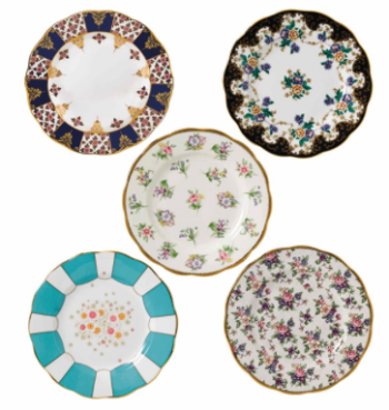 1900-1940 Plate 20cm Box Set of 5